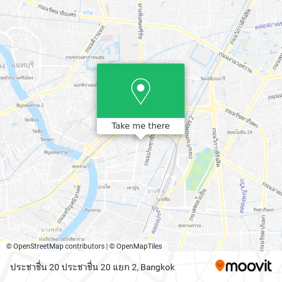 ประชาชื่น 20 ประชาชื่น 20 แยก 2 map