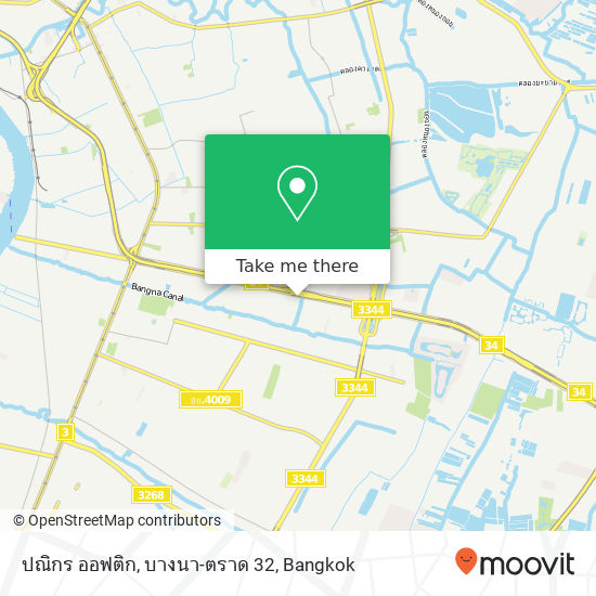 ปณิกร ออฟติก, บางนา-ตราด 32 map