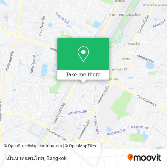 เถินนวดแผนไทย map