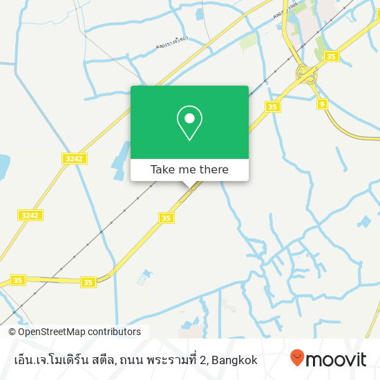 เอ็น.เจ.โมเดิร์น สตีล, ถนน พระรามที่ 2 map