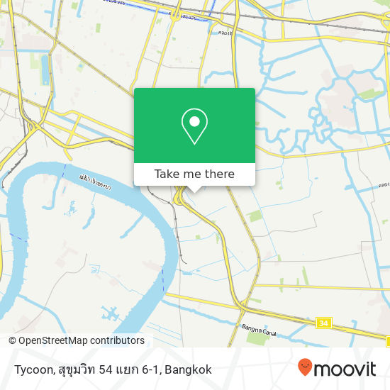 Tycoon, สุขุมวิท 54 แยก 6-1 map