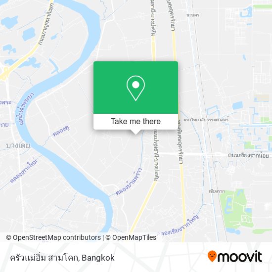 ครัวแม่อิ่ม สามโคก map