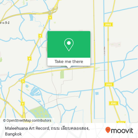 Maleehuana Art Record, ถนน เลียบคลองสอง map