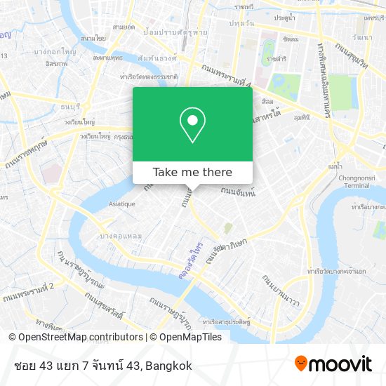 ซอย 43 แยก 7 จันทน์ 43 map