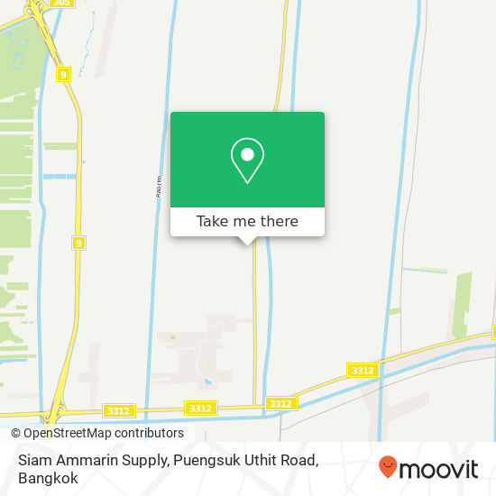 Siam Ammarin Supply, Puengsuk Uthit Road map