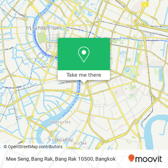 Mee Seng, Bang Rak, Bang Rak 10500 map