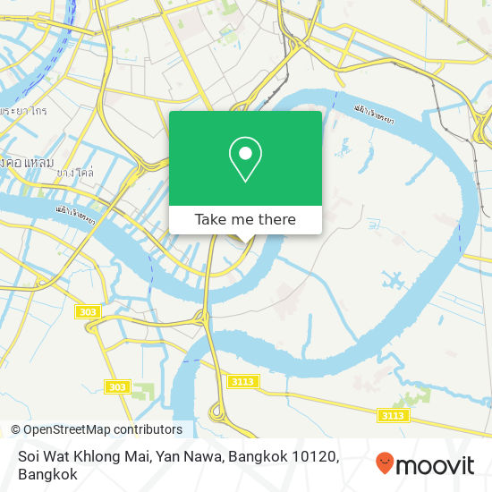 Soi Wat Khlong Mai, Yan Nawa, Bangkok 10120 map