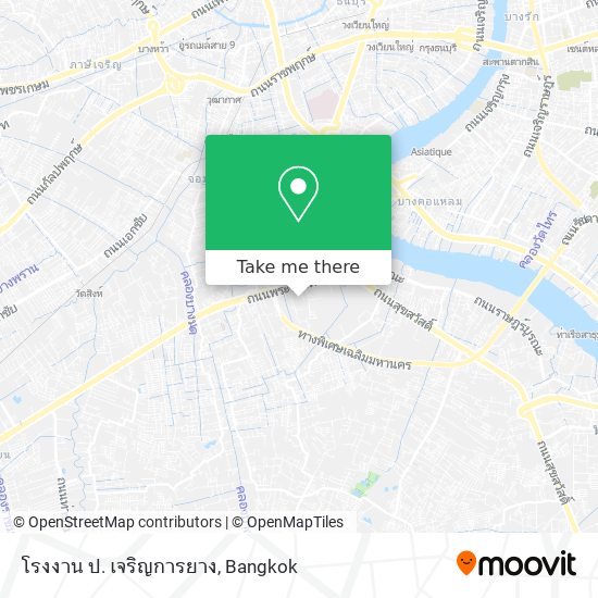 โรงงาน ป. เจริญการยาง map