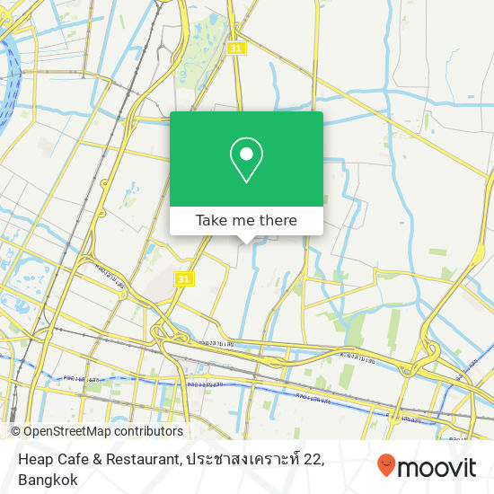 Heap Cafe & Restaurant, ประชาสงเคราะห์ 22 map