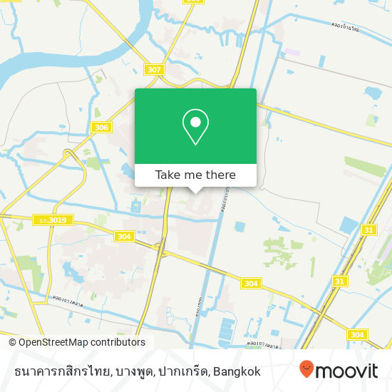 ธนาคารกสิกรไทย, บางพูด, ปากเกร็ด map
