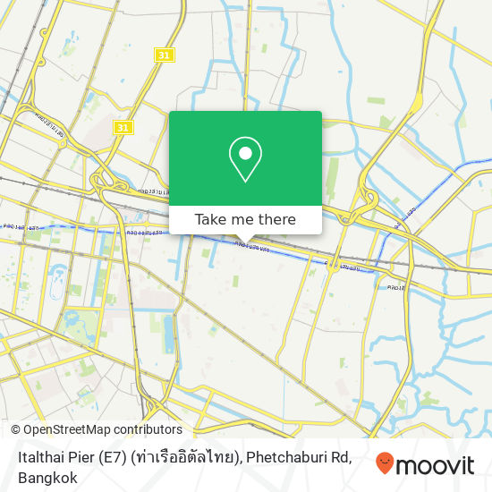 Italthai Pier (E7) (ท่าเรืออิตัลไทย), Phetchaburi Rd map