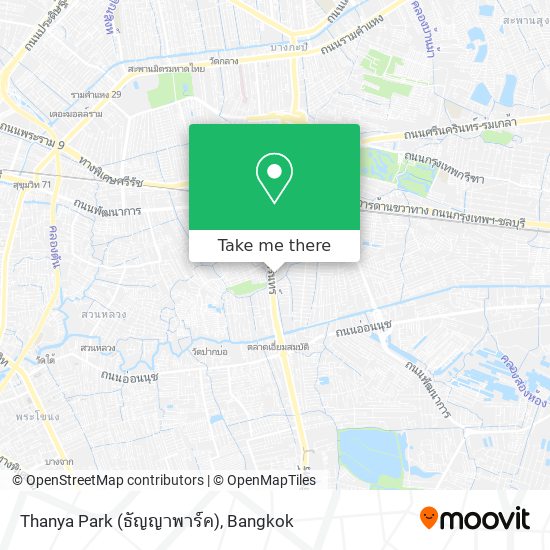 Thanya Park (ธัญญาพาร์ค) map