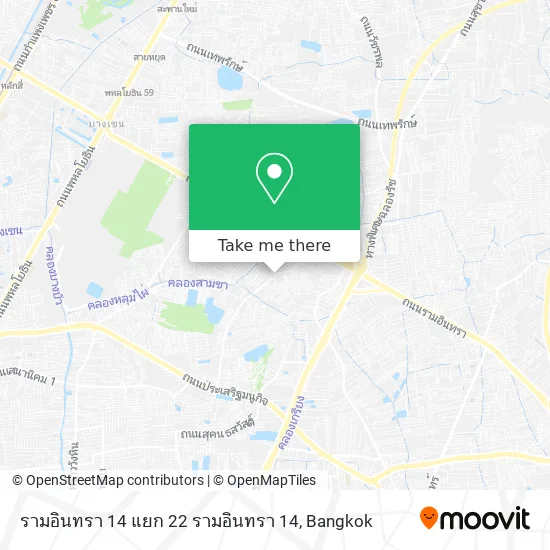 รามอินทรา 14 แยก 22 รามอินทรา 14 map