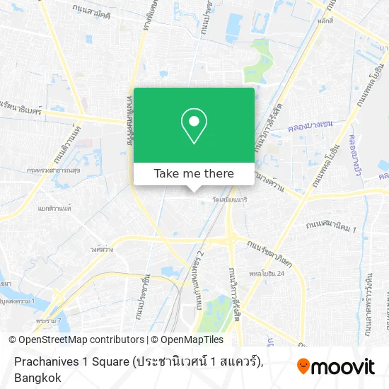 Prachanives 1 Square (ประชานิเวศน์ 1 สแควร์) map