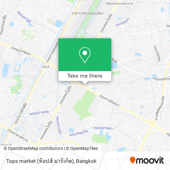 Tops market (ท็อปส์ มาร์เก็ต) map