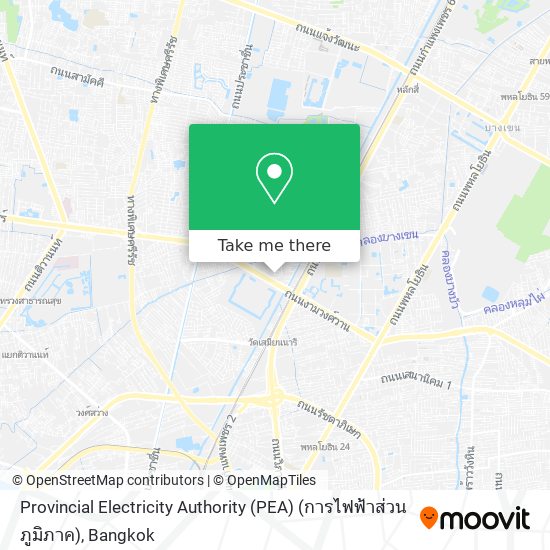 Provincial Electricity Authority (PEA) (การไฟฟ้าส่วนภูมิภาค) map