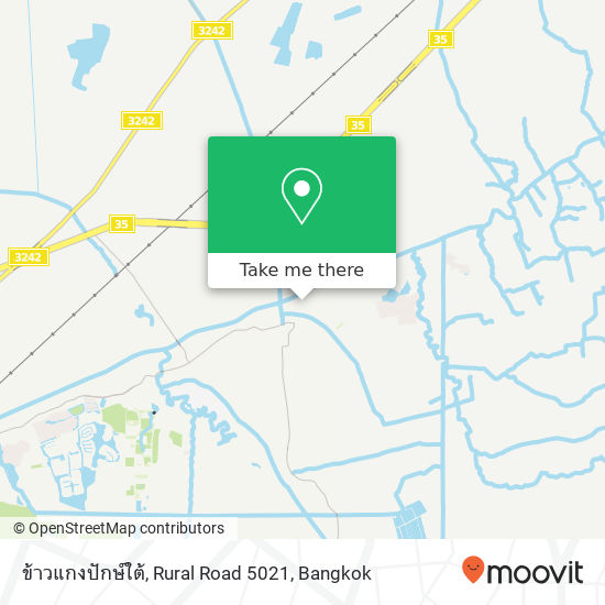 ข้าวแกงปักษ์ใต้, Rural Road 5021 map