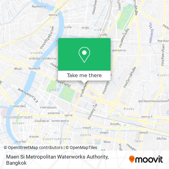 Maen Si Metropolitan Waterworks Authority map