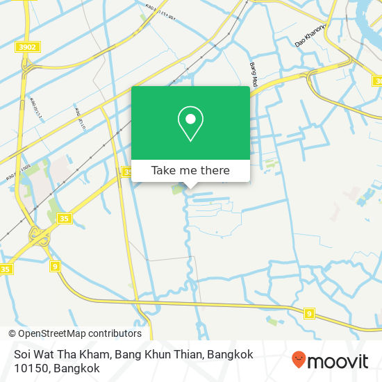 Soi Wat Tha Kham, Bang Khun Thian, Bangkok 10150 map