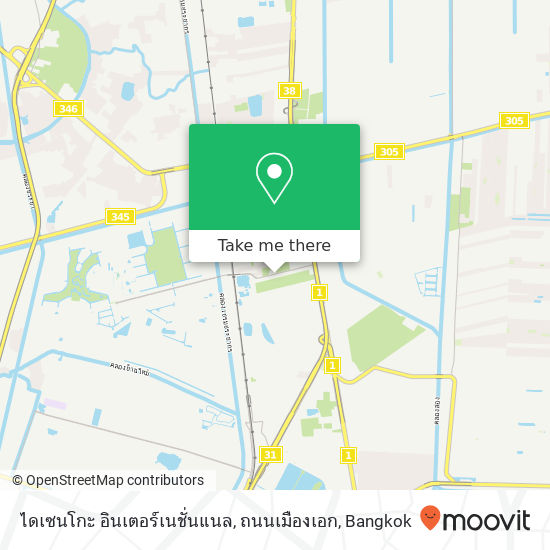 ไดเซนโกะ อินเตอร์เนชั่นแนล, ถนนเมืองเอก map