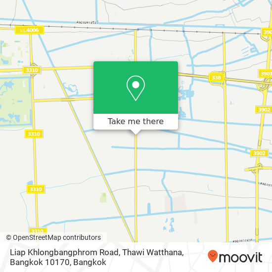 Liap Khlongbangphrom Road, Thawi Watthana, Bangkok 10170 map