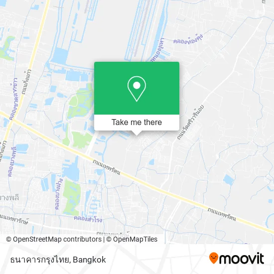 ธนาคารกรุงไทย map