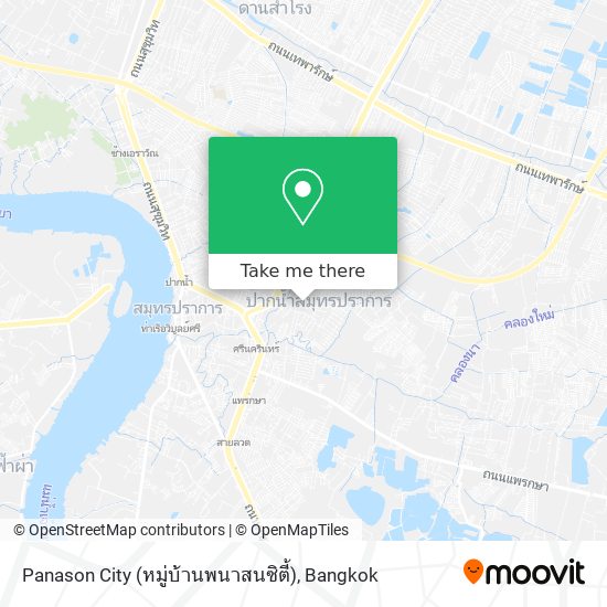Panason City (หมู่บ้านพนาสนซิตี้) map