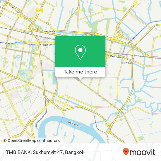 TMB BANK, Sukhumvit 47 map