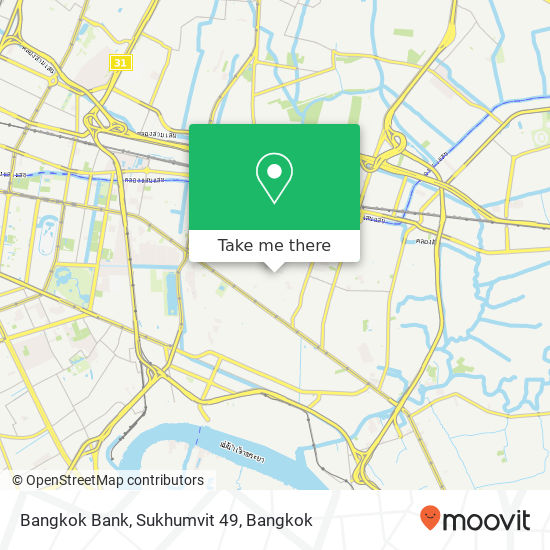 Bangkok Bank, Sukhumvit 49 map