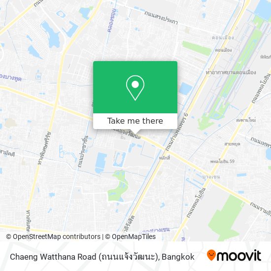 Chaeng Watthana Road (ถนนแจ้งวัฒนะ) map