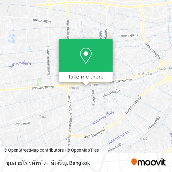 ชุมสายโทรศัพท์ ภาษีเจริญ map