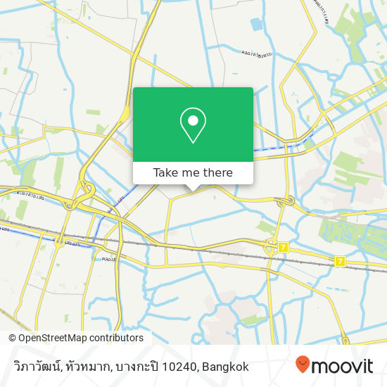 วิภาวัฒน์, หัวหมาก, บางกะปิ 10240 map