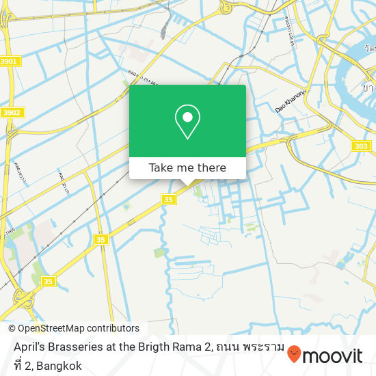 April's Brasseries at the Brigth Rama 2, ถนน พระรามที่ 2 map