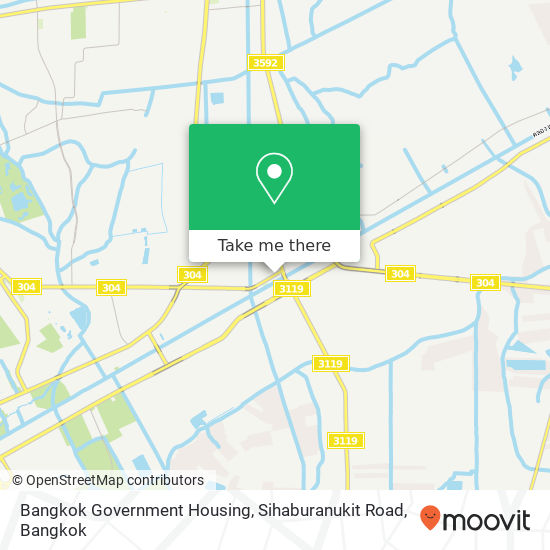 Bangkok Government Housing, Sihaburanukit Road map
