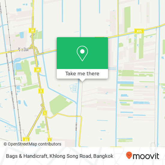 Bags & Handicraft, Khlong Song Road map