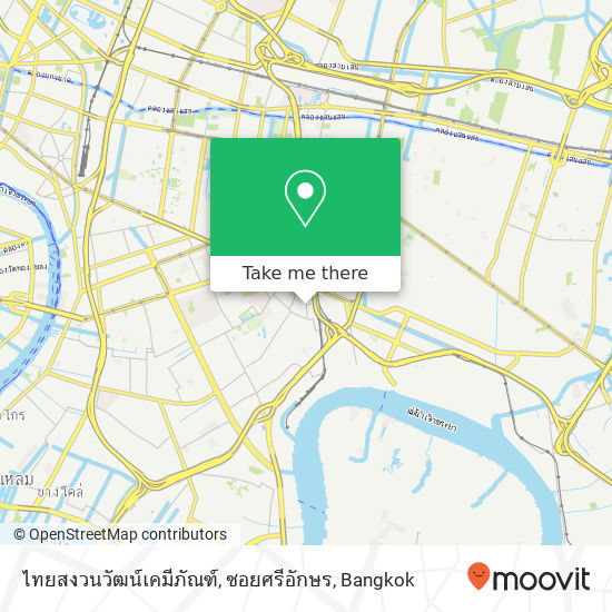 ไทยสงวนวัฒน์เคมีภัณฑ์, ซอยศรีอักษร map