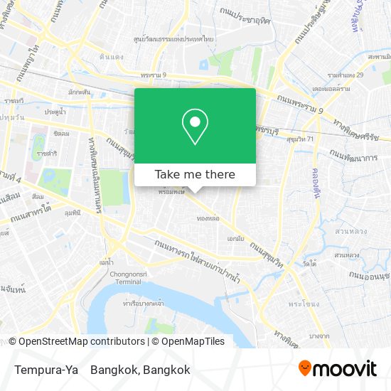 Tempura-Ya　Bangkok map