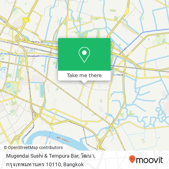 Mugendai Sushi & Tempura Bar, วัฒนา, กรุงเทพมหานคร 10110 map