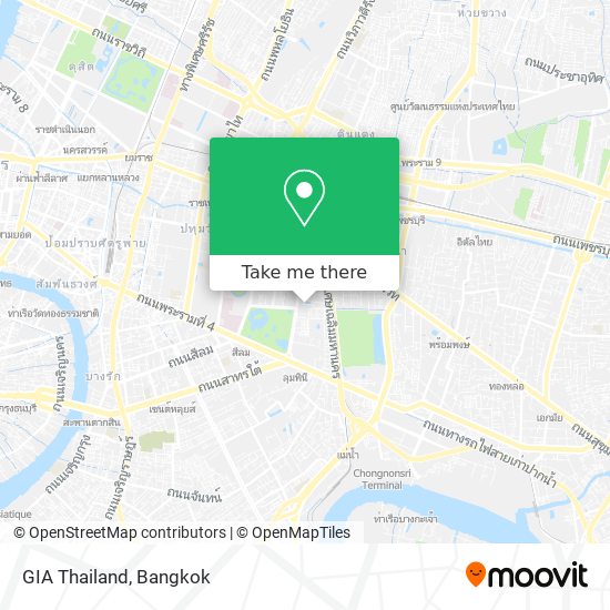 GIA Thailand map