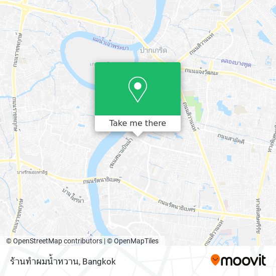 ร้านทำผมน้ำหวาน map