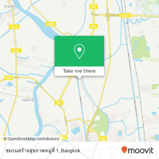 ชมรมสร้างสุขภาพหมู่ที่ 1 map