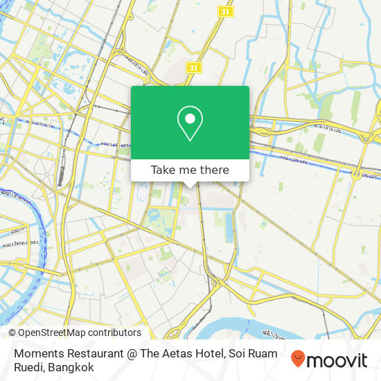 Moments Restaurant @ The Aetas Hotel, Soi Ruam Ruedi map