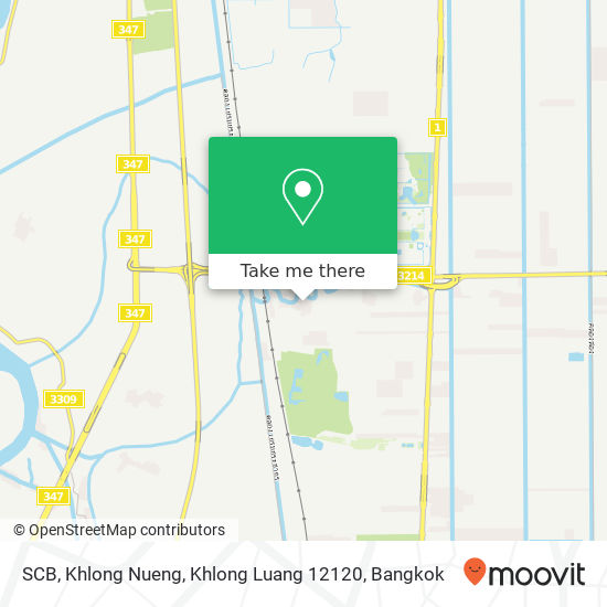 SCB, Khlong Nueng, Khlong Luang 12120 map