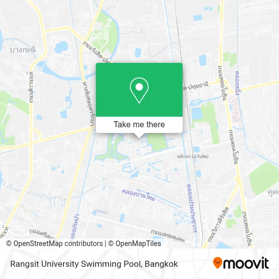 Rangsit University Swimming Pool map