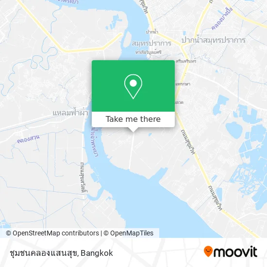 ชุมชนคลองแสนสุข map