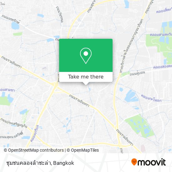 ชุมชนคลองลำชะล่า map