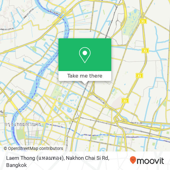 Laem Thong (แหลมทอง), Nakhon Chai Si Rd map