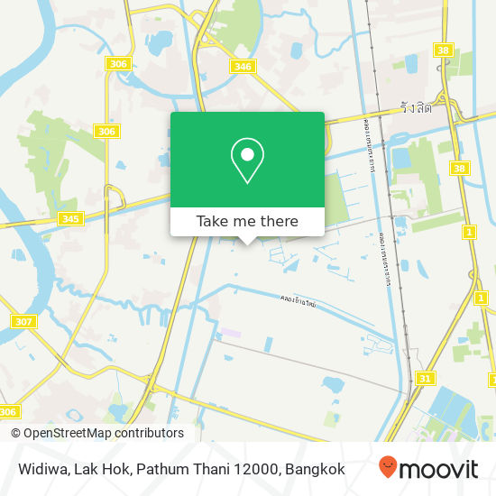 Widiwa, Lak Hok, Pathum Thani 12000 map