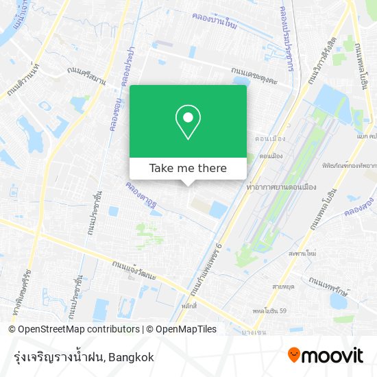 รุ่งเจริญรางน้ำฝน map