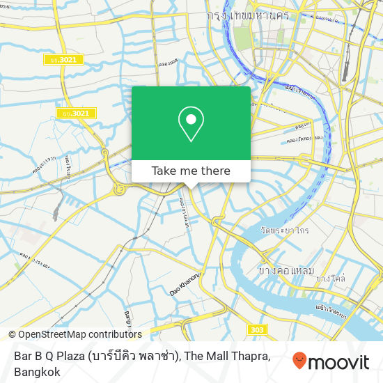 Bar B Q Plaza (บาร์บีคิว พลาซ่า), The Mall Thapra map